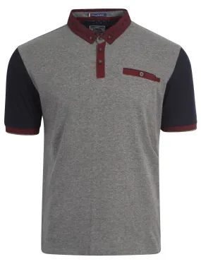 Le Shark Bingham polo shirt in grey