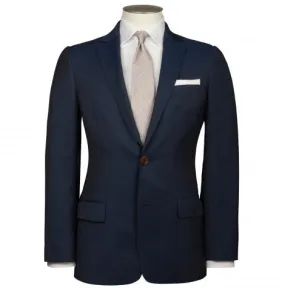 Lewis Blue Contrast Twill Suit