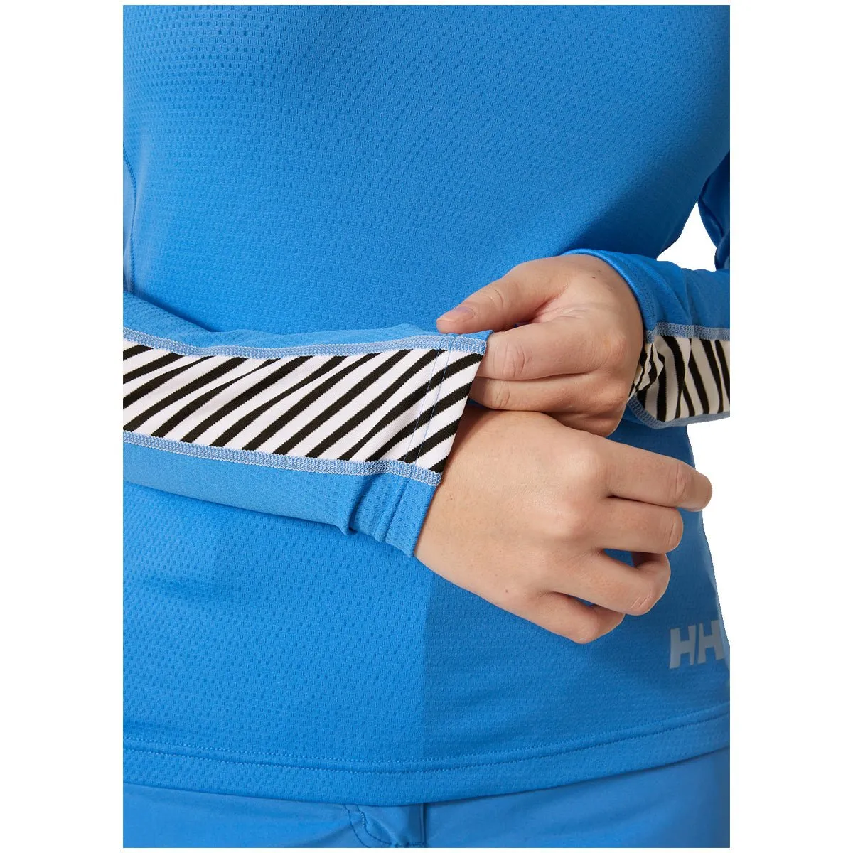 LIFA® ACTIVE Stripe Crew Base Layer - Ultra Blue