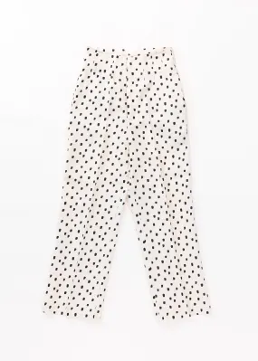 Linen high waist pants