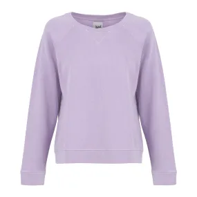Melody Everyday Organic Cotton Pullover Sweatshirt - Lavender