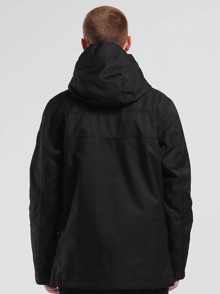 Men's Winter New Black Ski Suit Single And Double Board Waterproof Wear-Resistant Warm Ski Suit