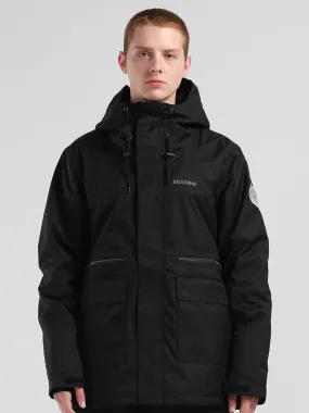 Men's Winter New Black Ski Suit Single And Double Board Waterproof Wear-Resistant Warm Ski Suit