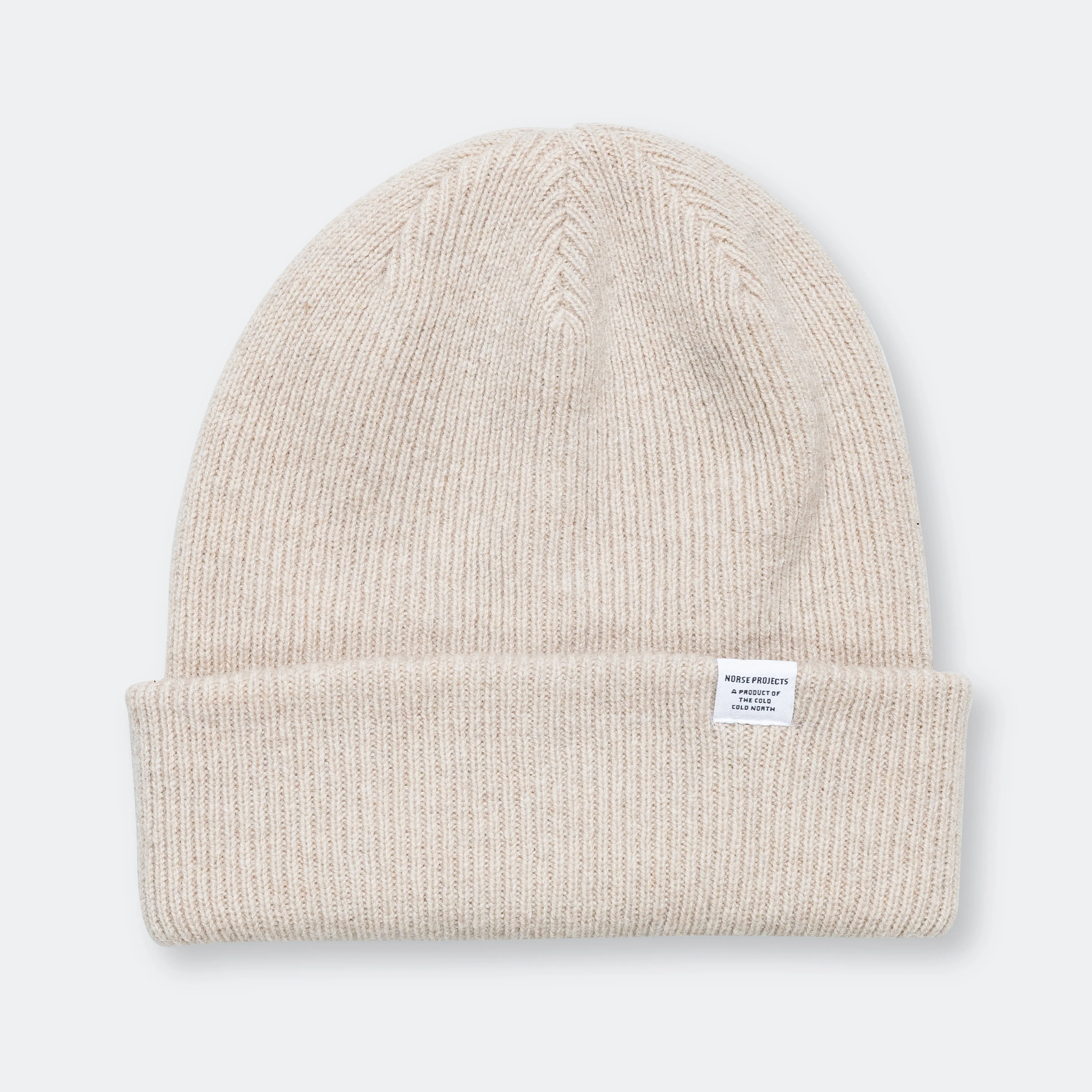 Merino Lambswool Beanie - Oatmeal/Oatmeal