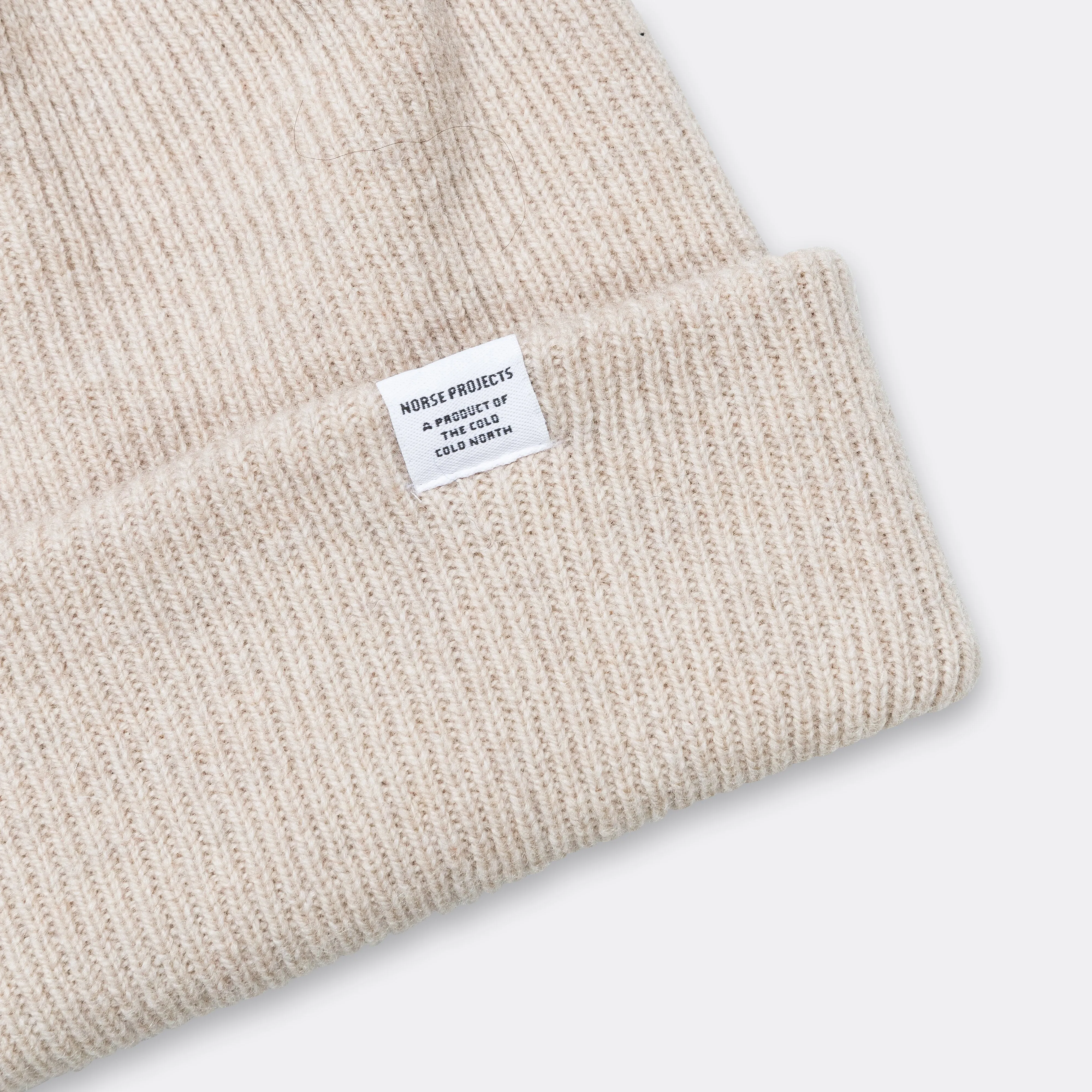Merino Lambswool Beanie - Oatmeal/Oatmeal