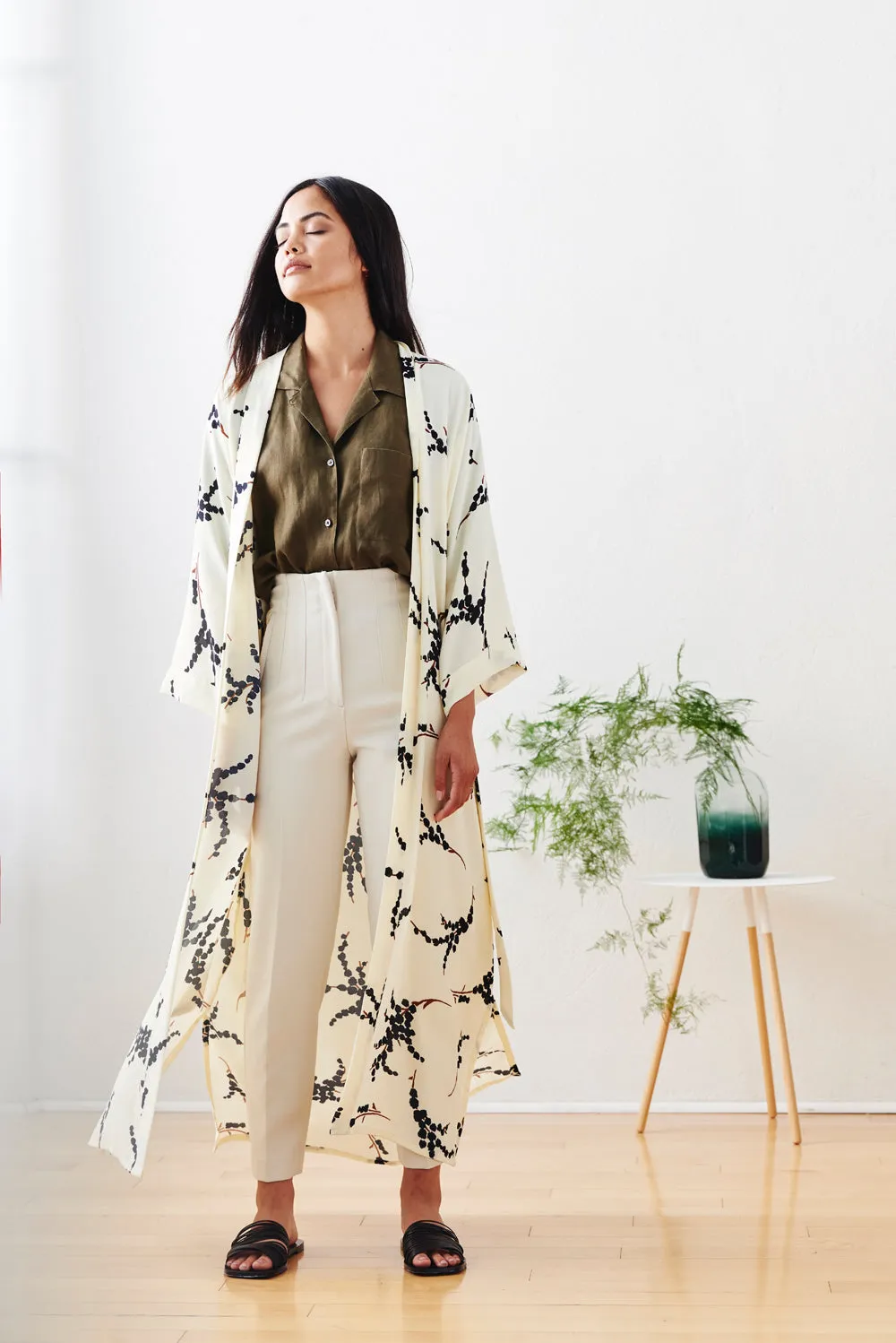 Mio Long Kimono Robe