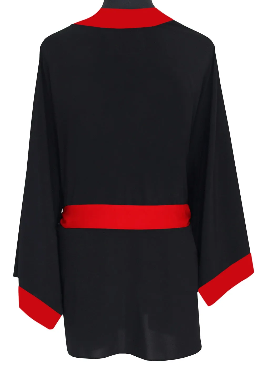 Monochrome - Black Kimono (Red)