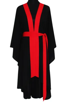 Monochrome - Black Kimono (Red)