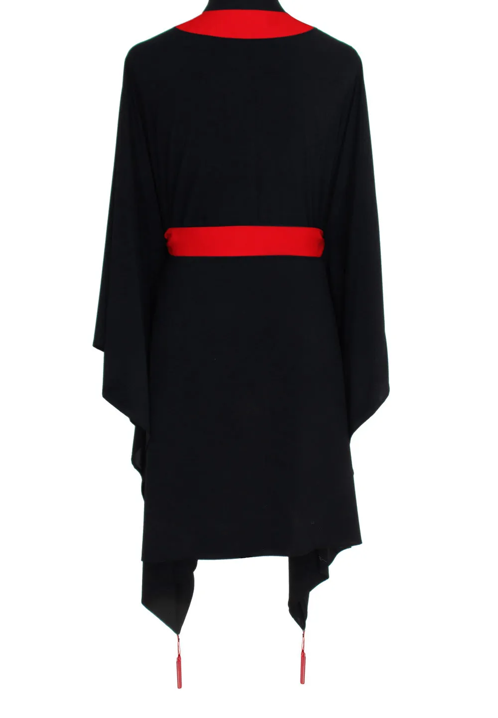 Monochrome - Black Kimono (Red)