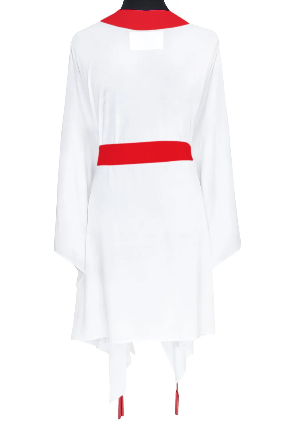 Monochrome - White Kimono (Red)