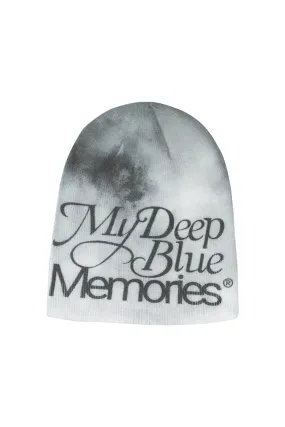 [MY DEEP BLUE MEMORIES] FW 23 MDBM GRAPHIC BEANIE in black