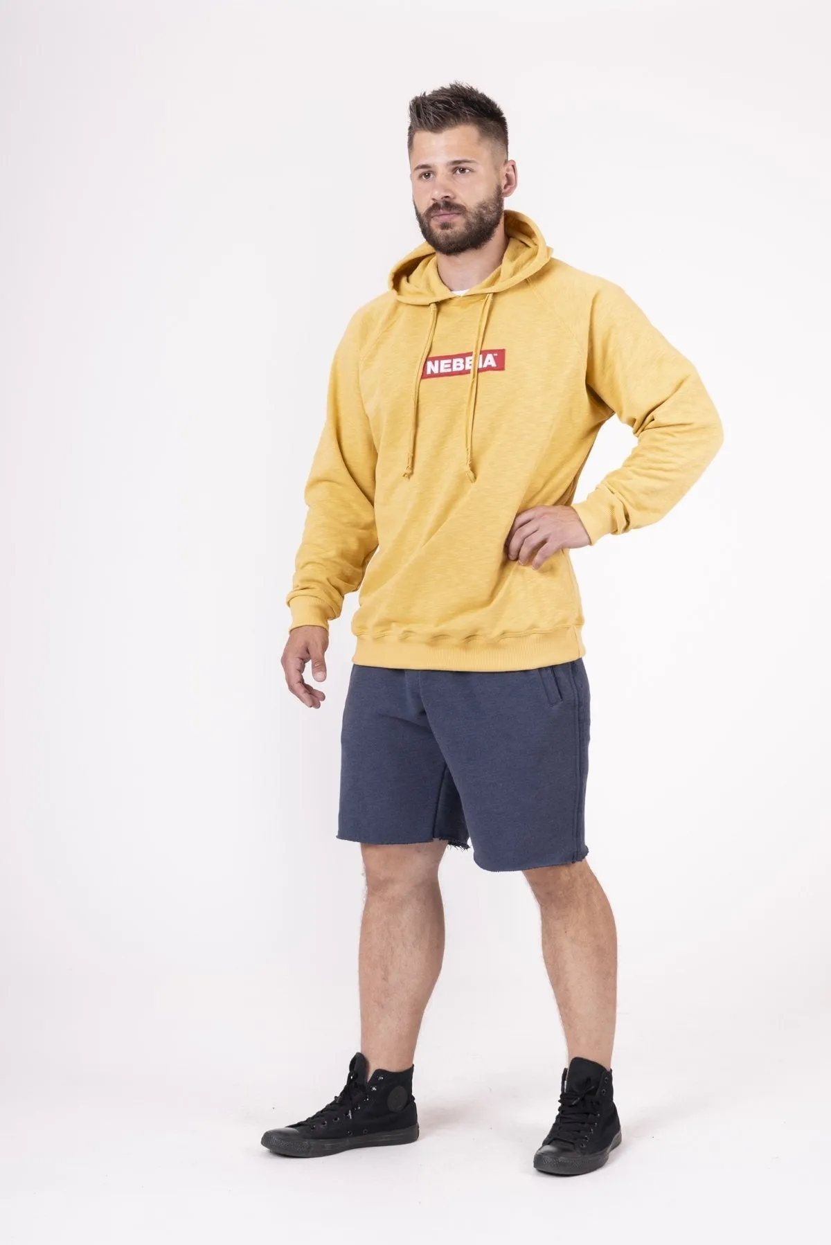 Nebbia Red Label Hoodie 149 - Mustard