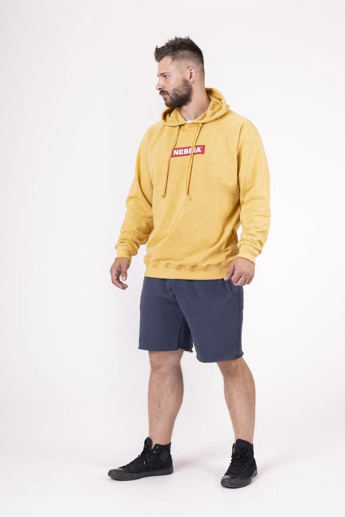 Nebbia Red Label Hoodie 149 - Mustard