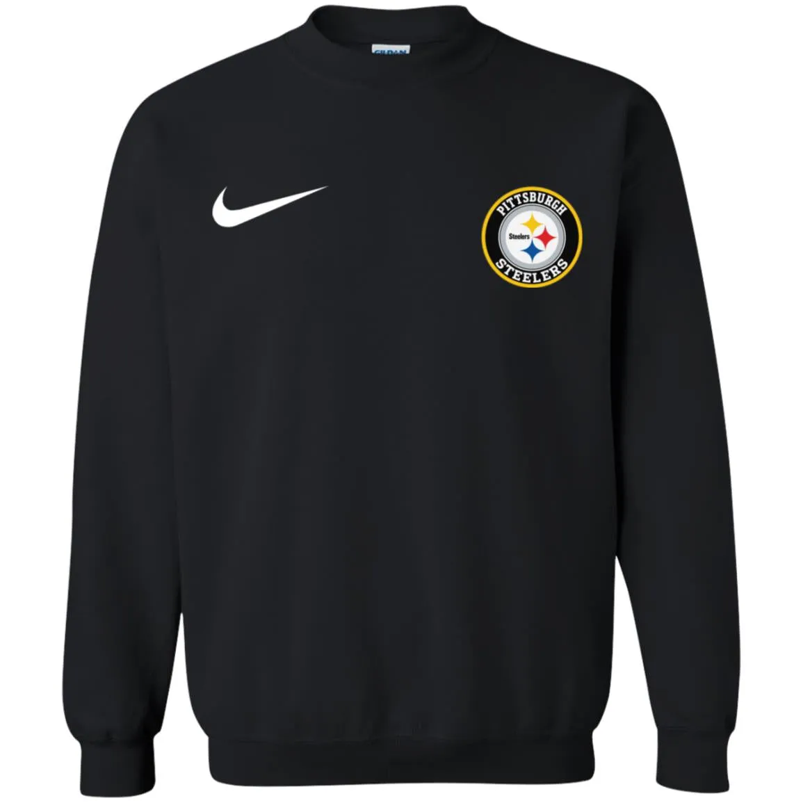 Nike Pittsburgh Steelers Nfl Football Unisex Crewneck Pullover Sweatshirt