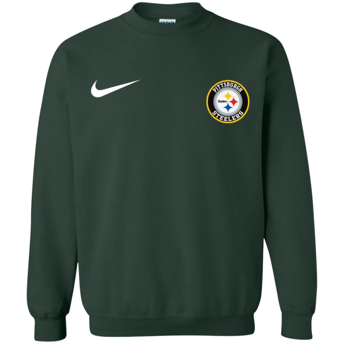Nike Pittsburgh Steelers Nfl Football Unisex Crewneck Pullover Sweatshirt