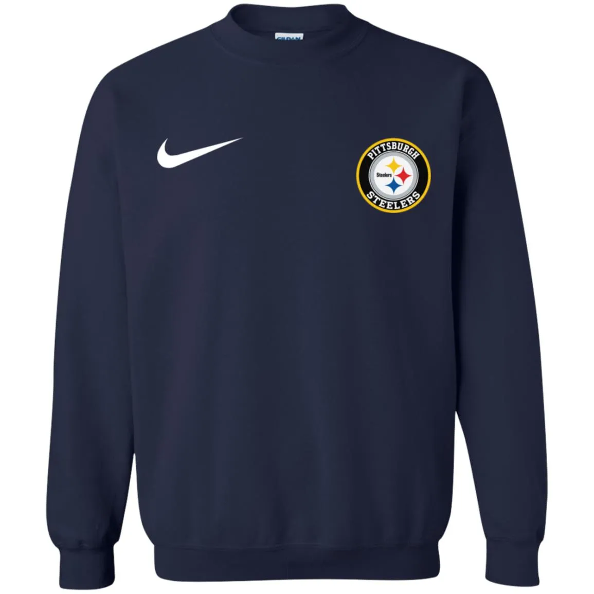 Nike Pittsburgh Steelers Nfl Football Unisex Crewneck Pullover Sweatshirt