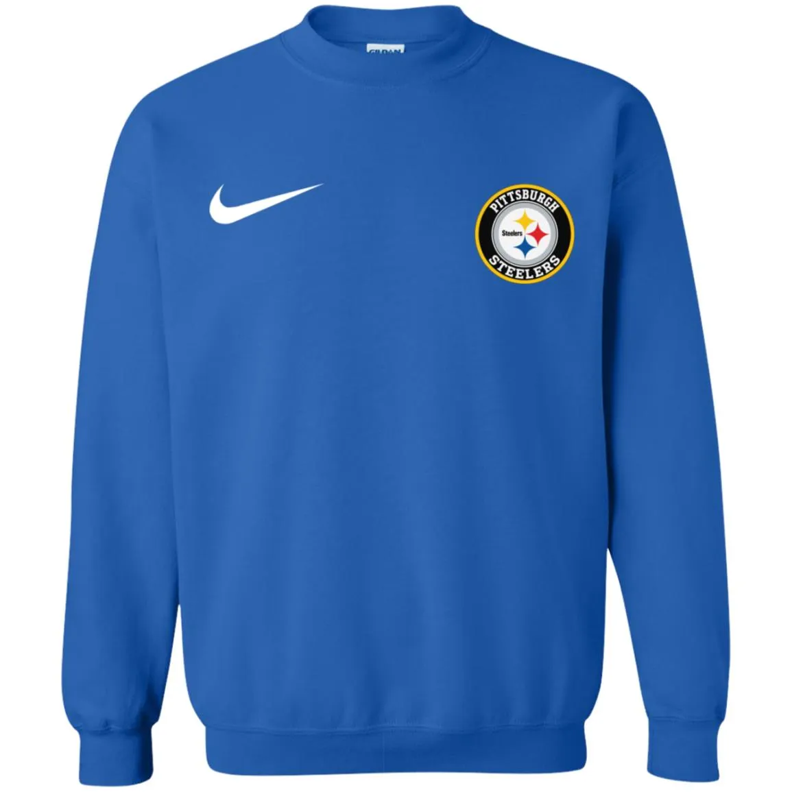 Nike Pittsburgh Steelers Nfl Football Unisex Crewneck Pullover Sweatshirt