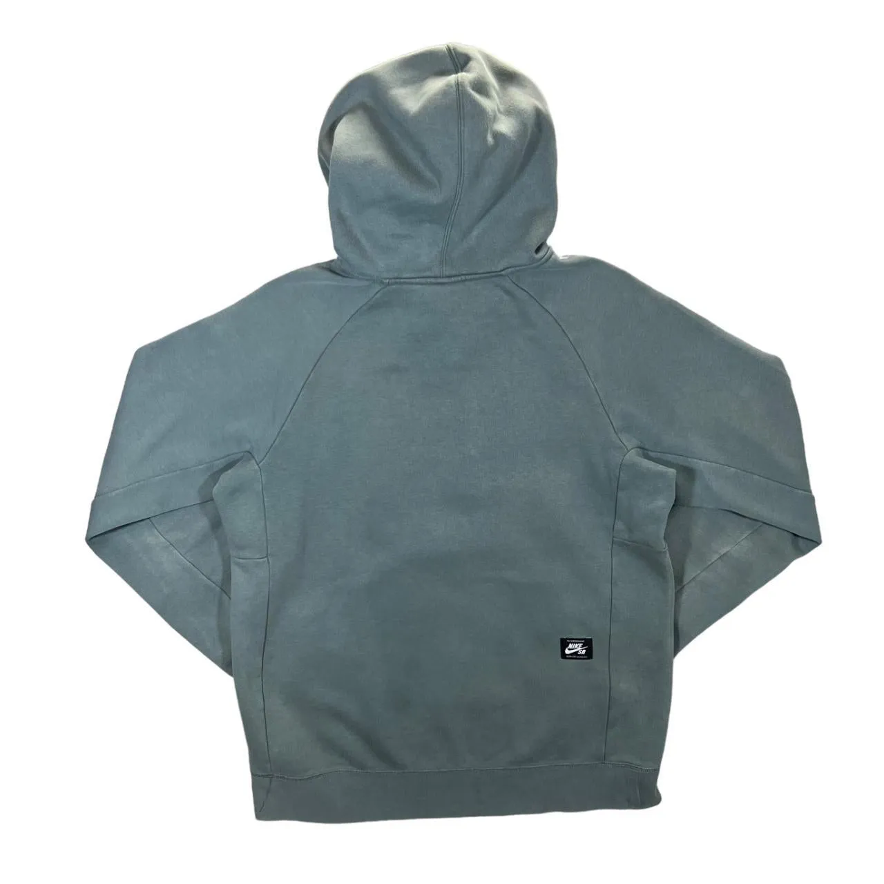 NIKE SB Skateboarding Embroidered Big Logo Spellout Faded Pullover Hoodie