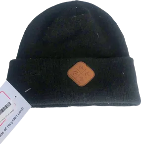 NKRZ Black Beanie Hat