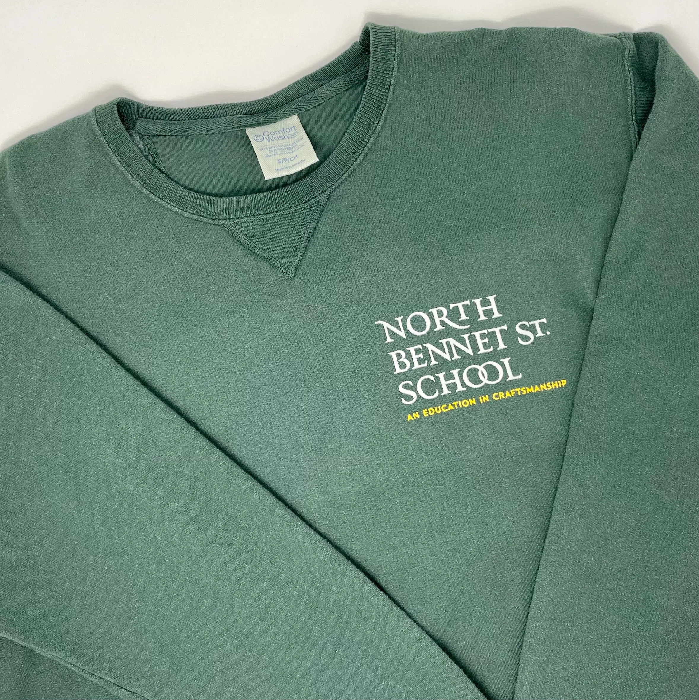 Olive Crew Neck Sweatshirt