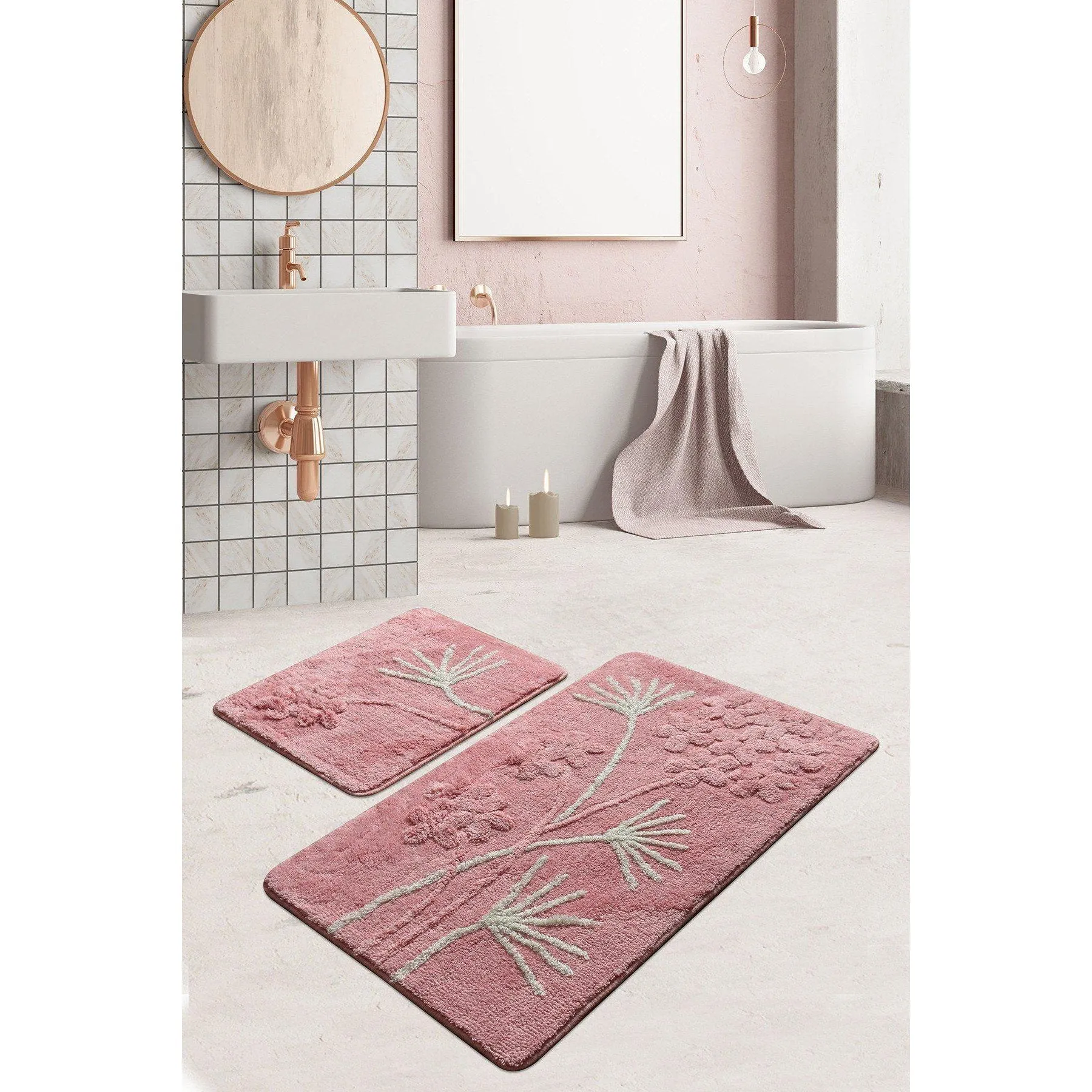 Orchid - Powder  Bath Mat