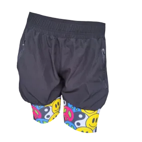 PEACE ✌️DOUBLE LAYER SHORTS