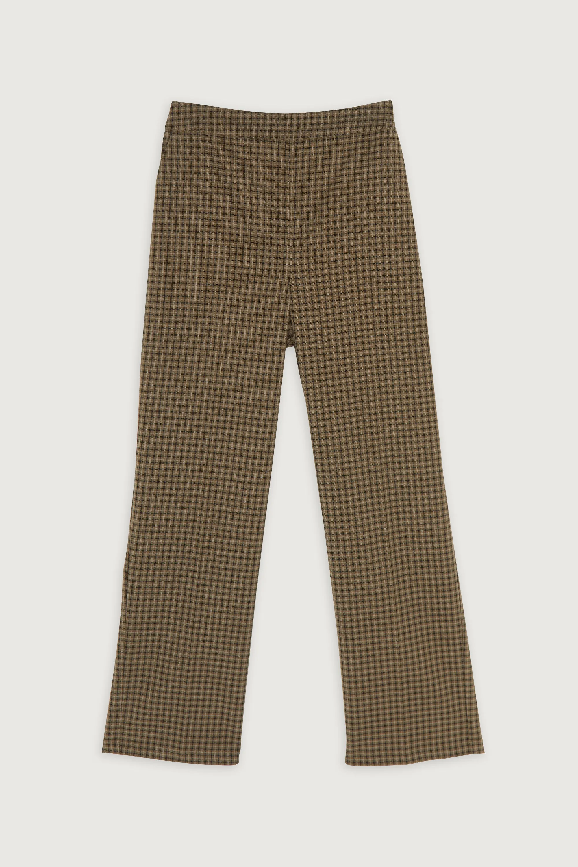PLAID TROUSER