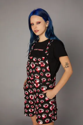 Printed Drill Punk Overall