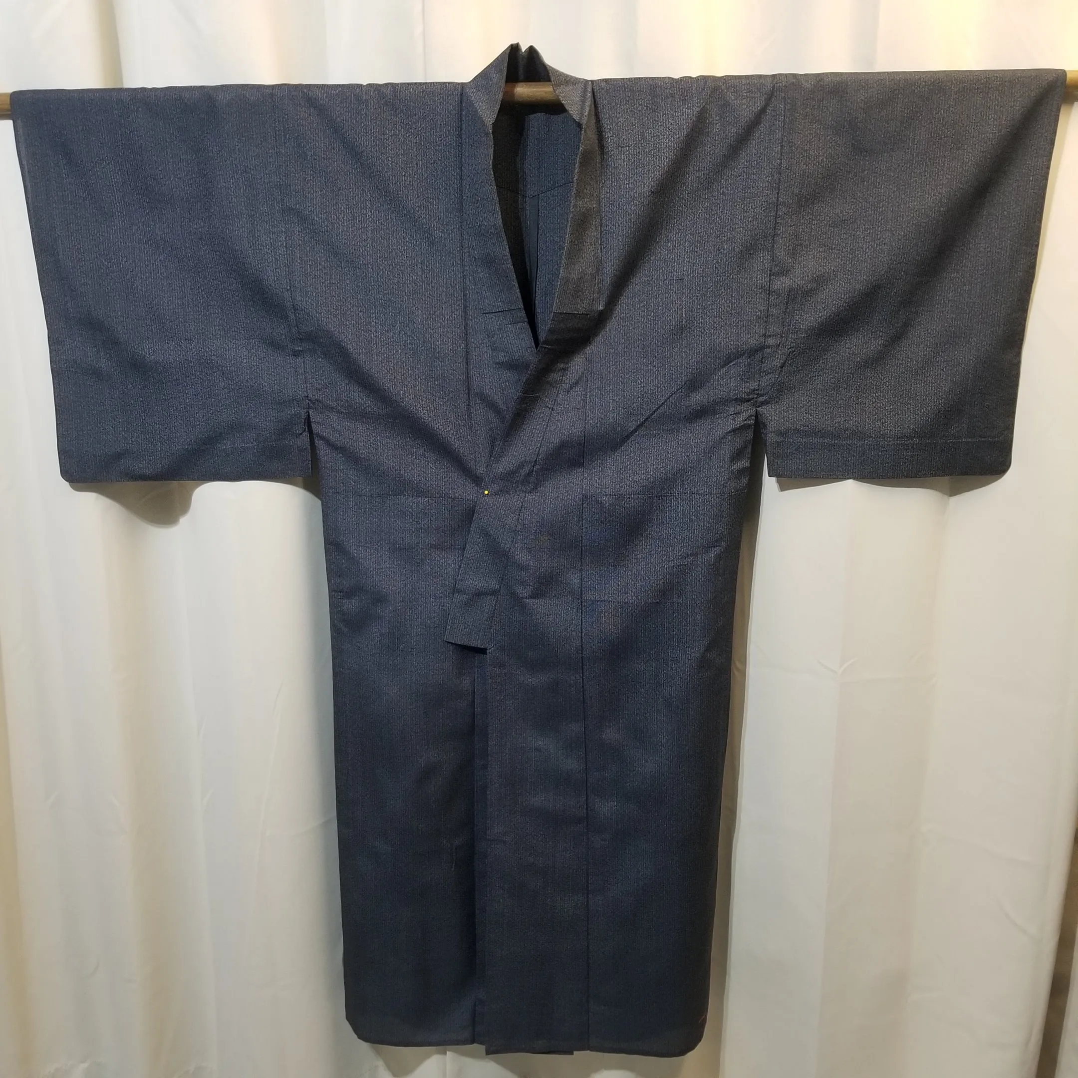 "Blue Scramble" Man's Summer Kimono