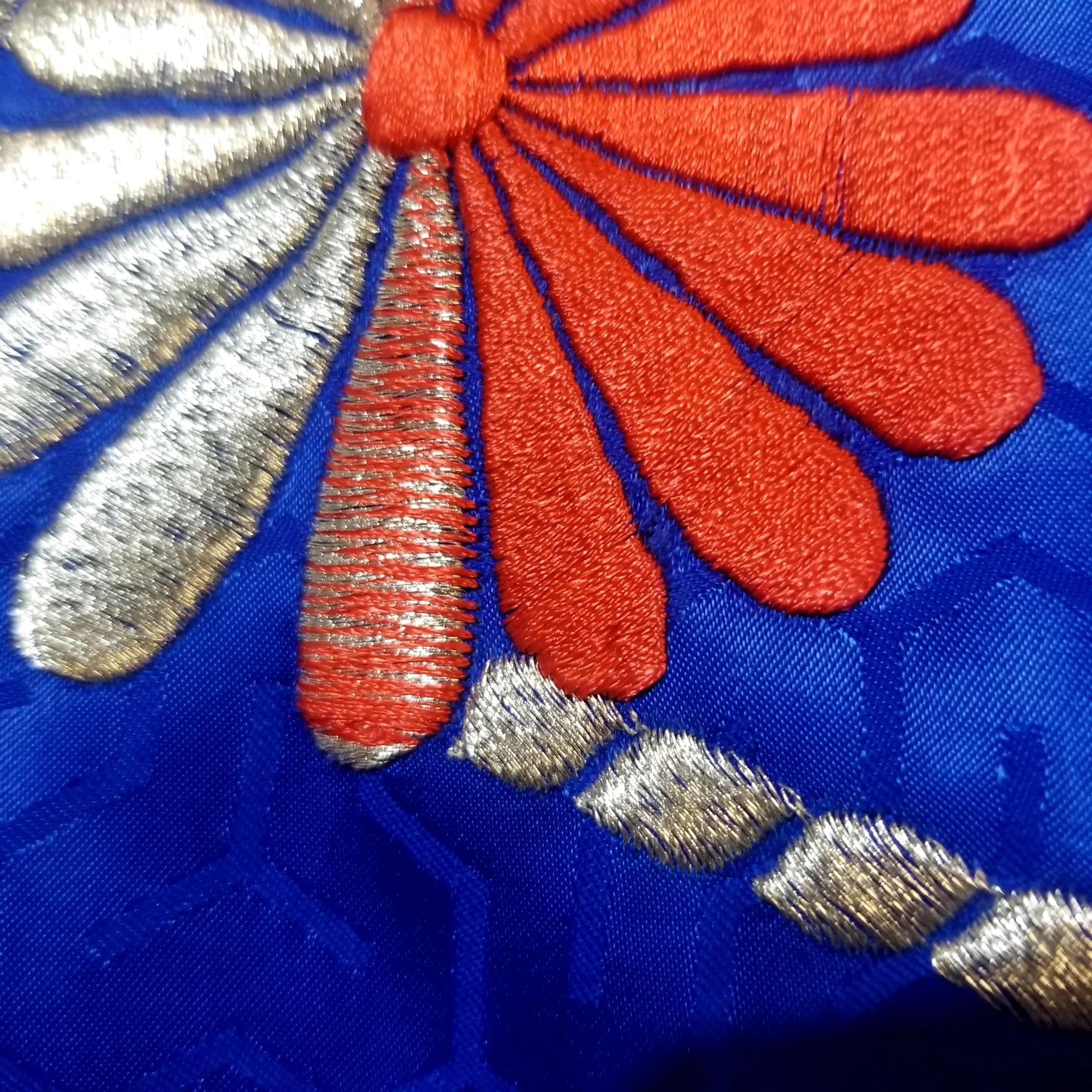 "Entirely Embroidered" Vintage Japanese Kakeshita