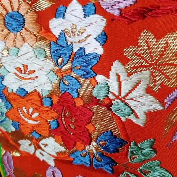 "Floral Collage" Vintage Wedding Kimono (Uchikake)
