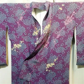 "Ume Silhouette" Vintage Kimono
