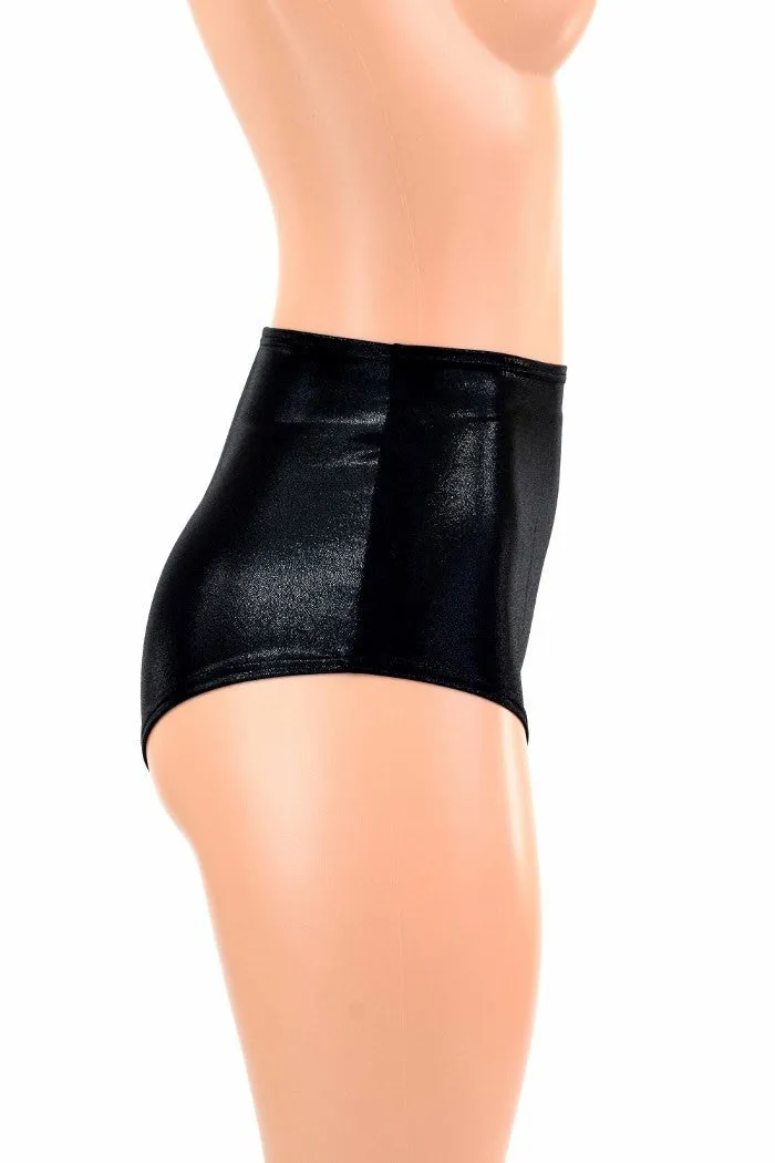 Ready to Ship Black Mystique High Waist Siren Shorts Small