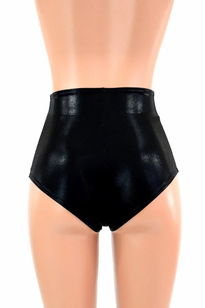 Ready to Ship Black Mystique High Waist Siren Shorts Small