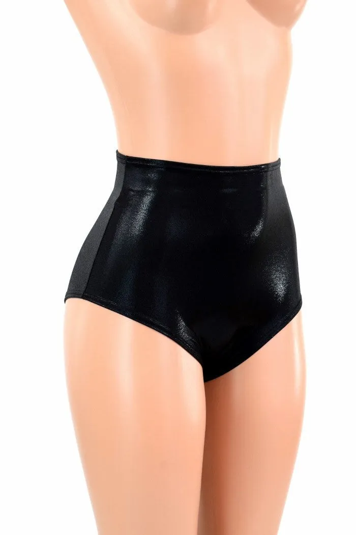 Ready to Ship Black Mystique High Waist Siren Shorts Small
