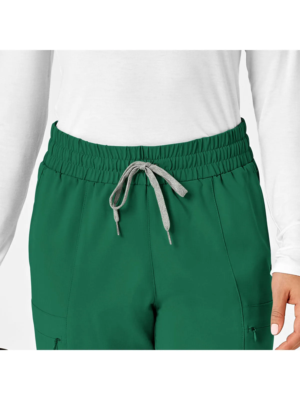 Renew - Women's High Waist Slim Leg Scrub Pant