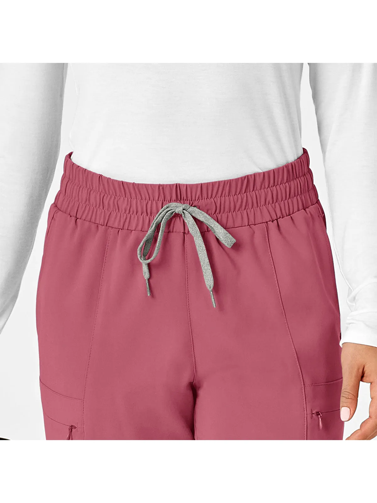 Renew - Women's High Waist Slim Leg Scrub Pant