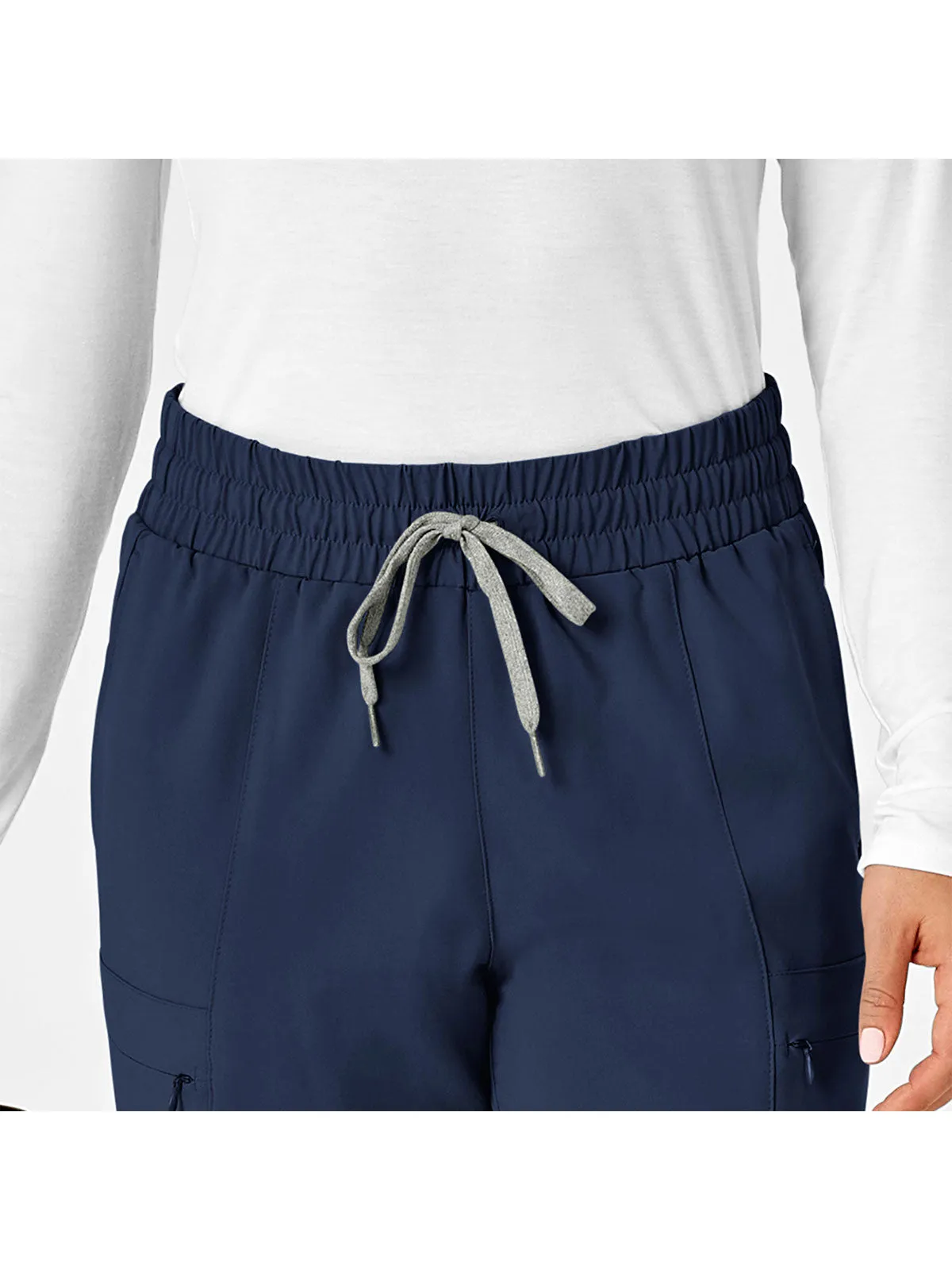 Renew - Women's High Waist Slim Leg Scrub Pant