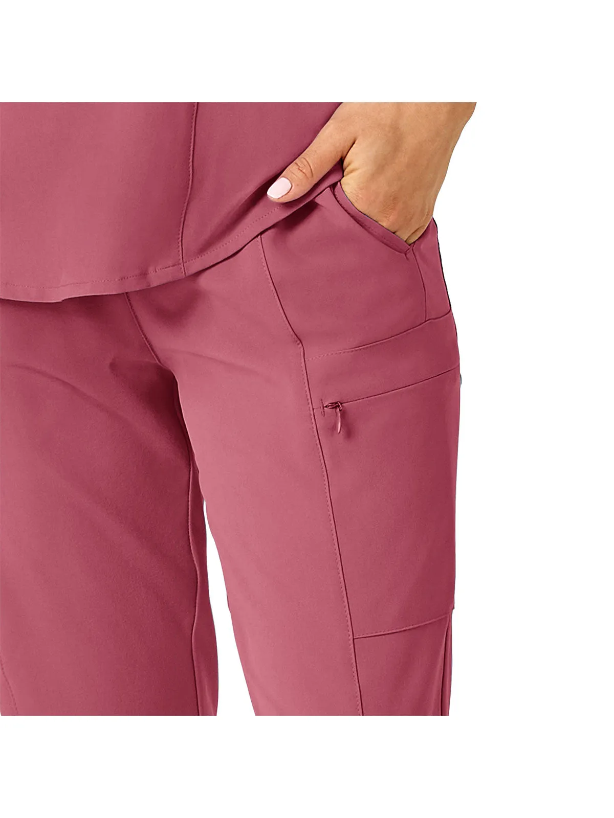 Renew - Women's High Waist Slim Leg Scrub Pant