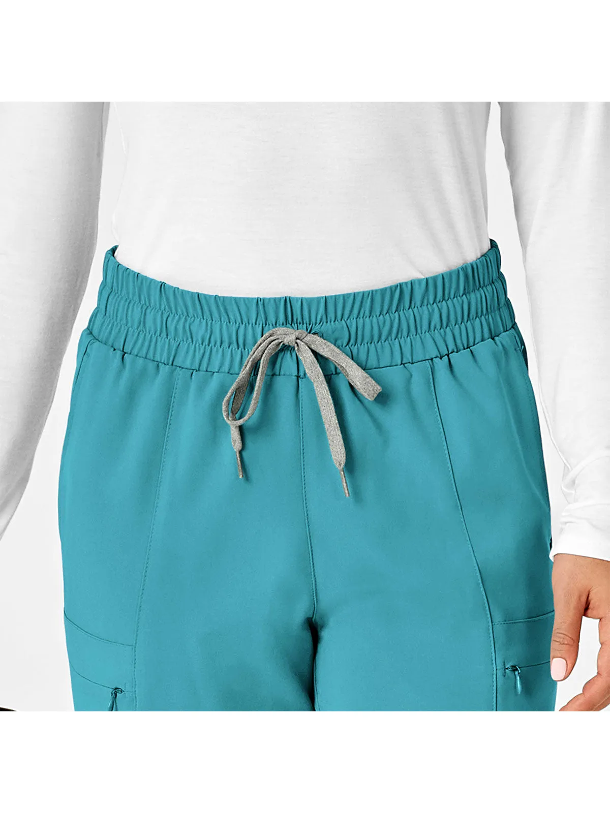 Renew - Women's High Waist Slim Leg Scrub Pant
