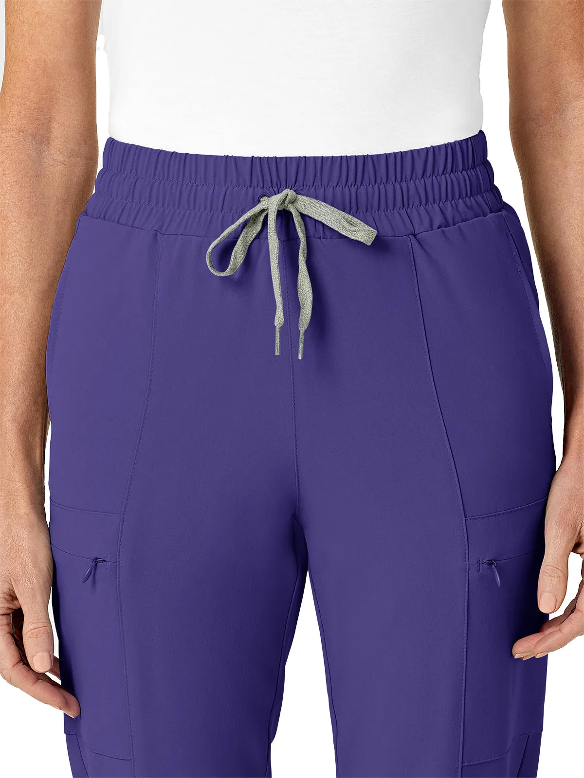 Renew - Women's High Waist Slim Leg Scrub Pant