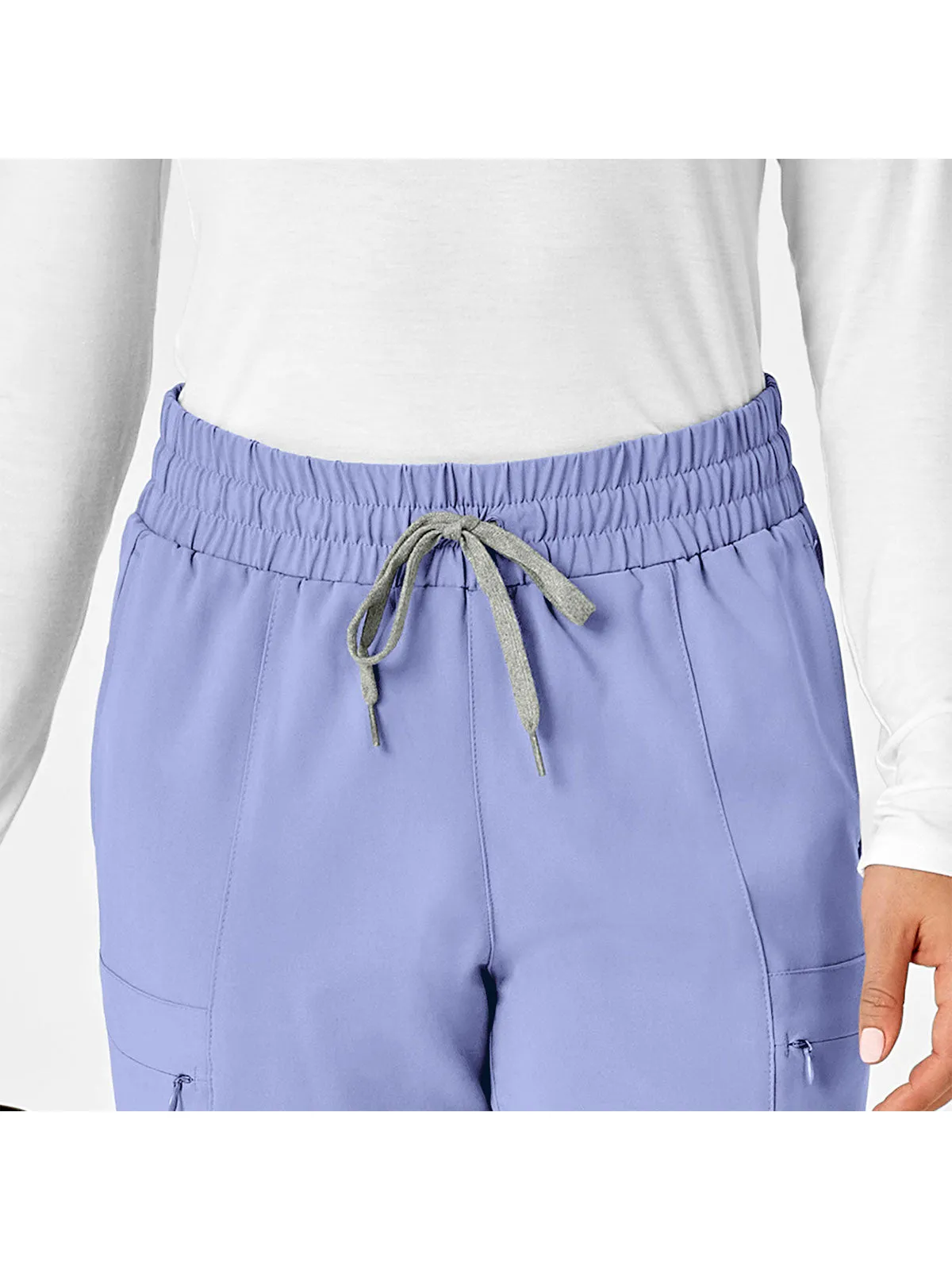 Renew - Women's High Waist Slim Leg Scrub Pant