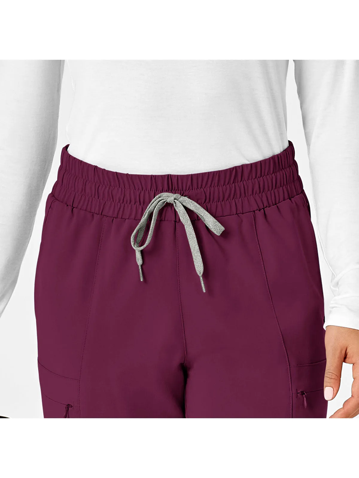 Renew - Women's High Waist Slim Leg Scrub Pant