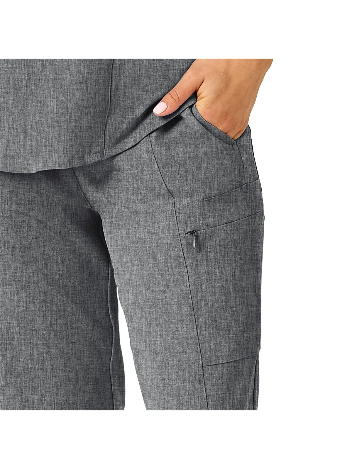 Renew - Women's High Waist Slim Leg Scrub Pant