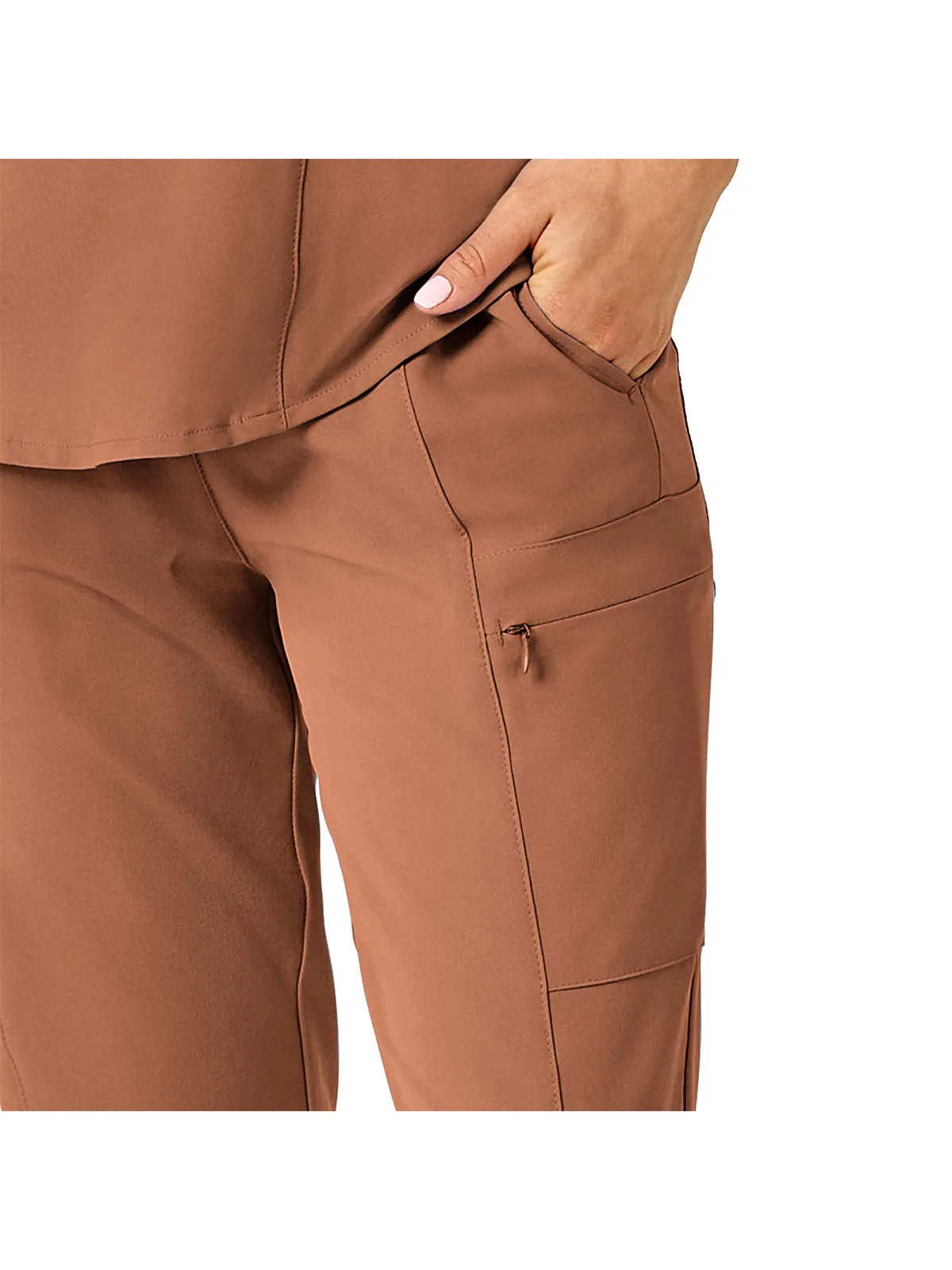 Renew - Women's High Waist Slim Leg Scrub Pant