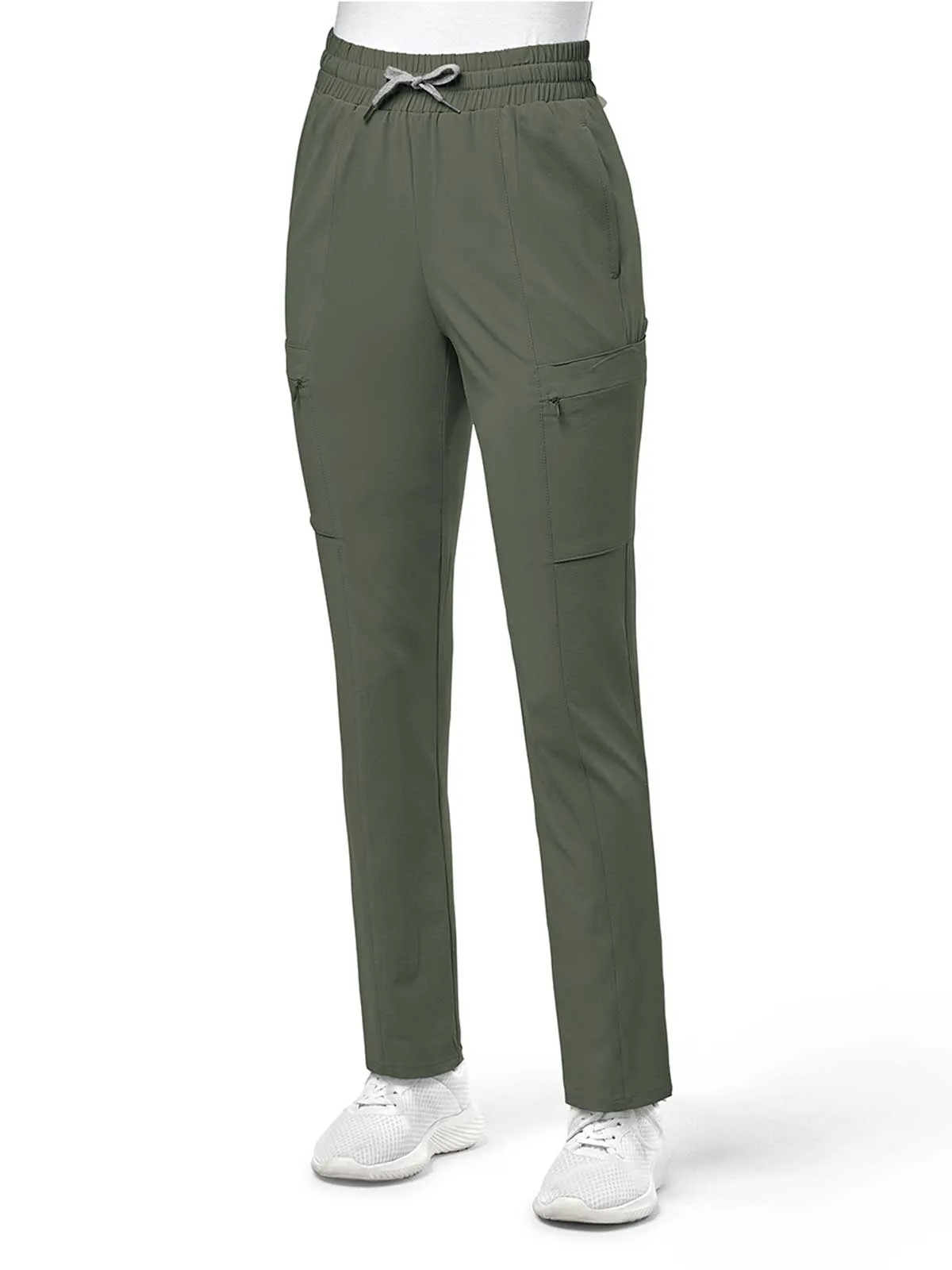Renew - Women's High Waist Slim Leg Scrub Pant