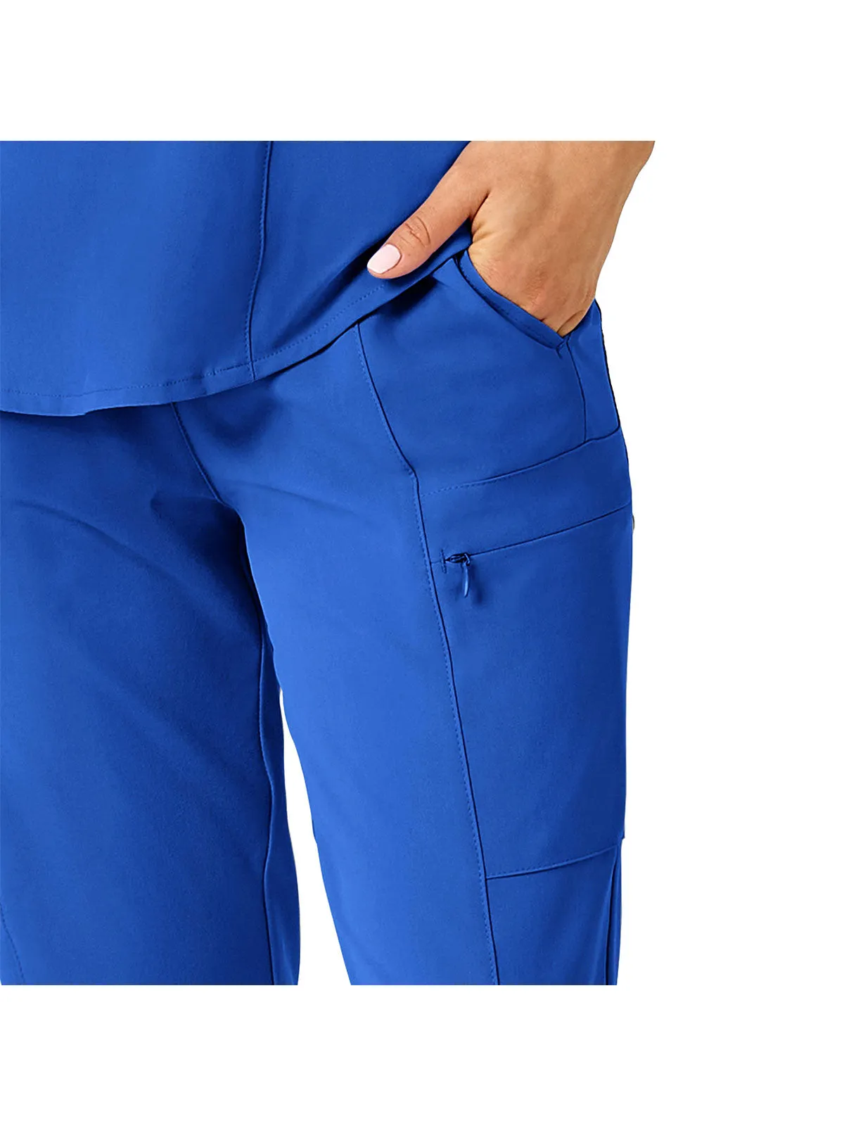 Renew - Women's High Waist Slim Leg Scrub Pant