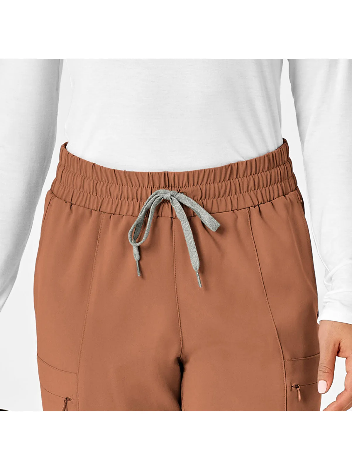 Renew - Women's High Waist Slim Leg Scrub Pant