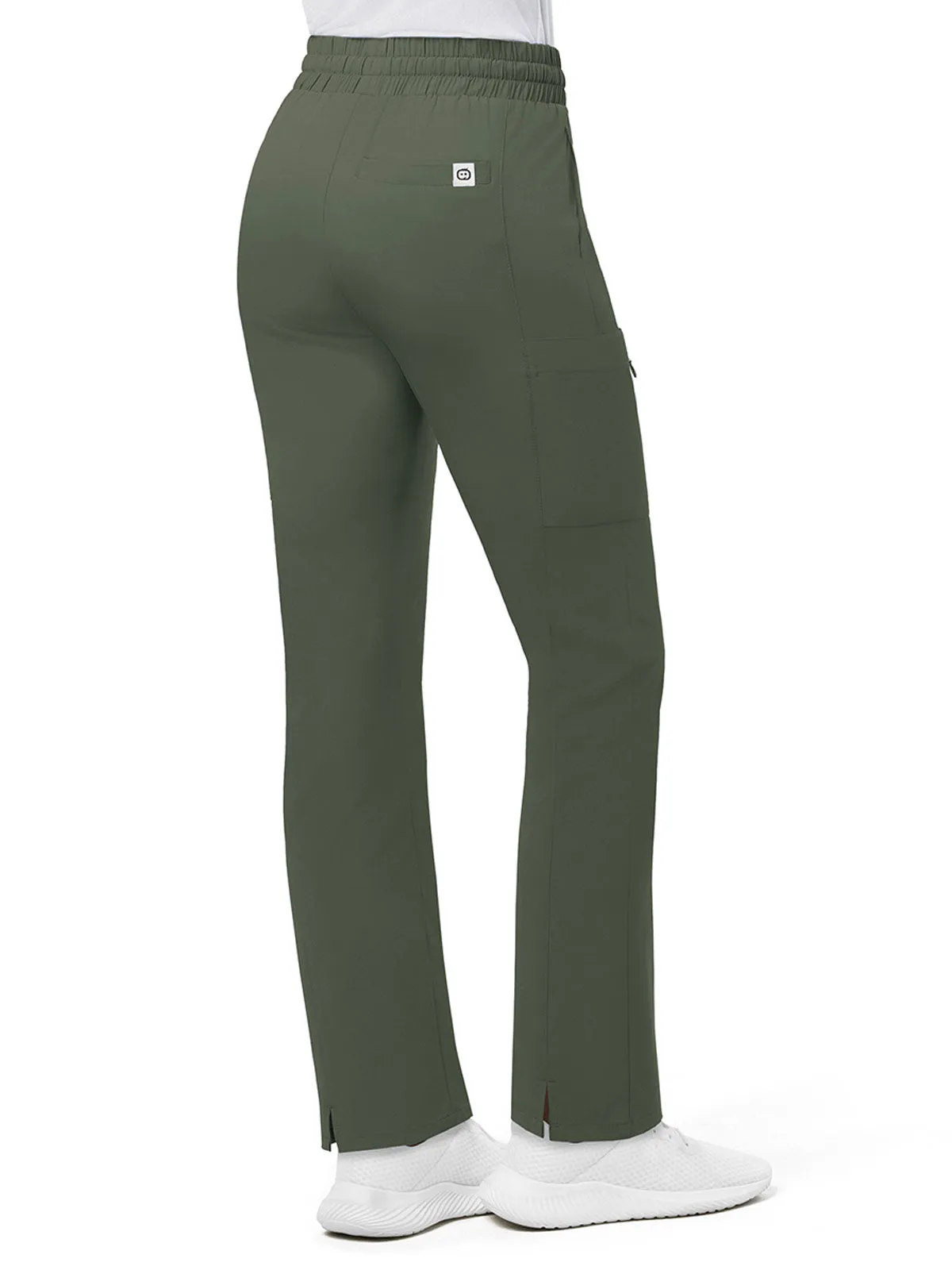 Renew - Women's High Waist Slim Leg Scrub Pant