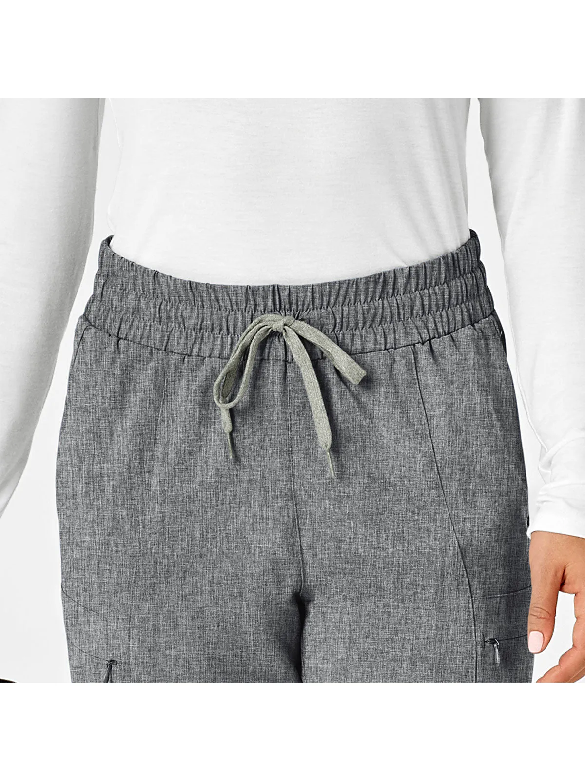 Renew - Women's High Waist Slim Leg Scrub Pant